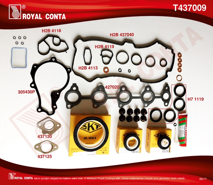 MOTOR TAKIM CONTA SKT KEÇELİ/SUB.LASTİKLİ/SKC SİZ FIESTA 02 08 FUSION 02 08 1.4 TDCI 206- 307 C3-C2-C3I-C3II-C3III-XSARAII-NEMO-206-207-307-BIPPER