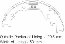 ARKA KAMPANA PABUÇ BALATA KIA BESTA 2.2L R2 92-98 / MAZDA E2200 2.2L R2 RF 91- 0K72A2638Z-K0BL12638Z-0K70Y2638Z