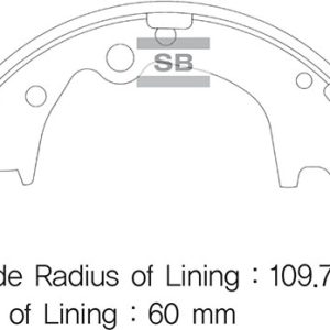 ARKA KAMPANA PABUÇ BALATA HYUNDAI H-1 2.5L D4CB LİBERO kamyonet 01- 5830547A00