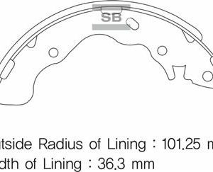 ARKA KAMPANA PABUÇ BALATA HYUNDAI ACCENT 1.3L 1.5L 1.6L 1.5L CRDİ 02-05 / ELANTRA 1.6L G4ED 02-05 / MATRIX 1.5L D4FA 05- GENİŞ TİP