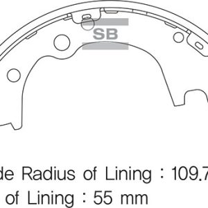 ARKA KAMPANA PABUÇ BALATA HYUNDAI H100 2.5L Kamyonet 04- 5830544A60-5830544A70-5830544A50