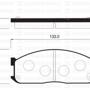 ÖN FREN BALATA MAZDA E2200 2.2L R2 RF 91- / KIA BESTA 2.2L R2 92-98 / BONGO 2.7L J2 SD 97-04 0K71E3328Z-0K70Y3328Z-S2YA3328Z