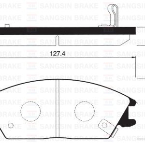 ÖN FREN BALATA HYUNDAI GETZ 1.1L 1.3L 1.4L benzinli 1.5L CRDi dizel 02-09 / ACCENT 1.3L 1.5L 1.6L benzinli 1.5L CRDi dizel 00-05 / EXCEL 90-95 / S