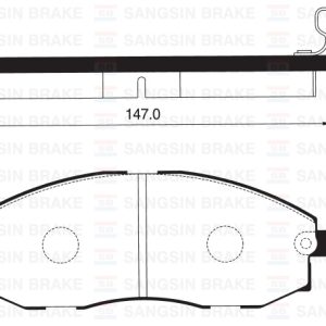 ÖN FREN BALATA HYUNDAI H100 STAREX 2.5L D4BH TC. TCI PANELVAN 96-07 581014AA00-581014AA31-581014AA61