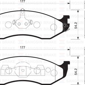 ÖN FREN BALATA JEEP GRAND CHEROKEE I 4.0L 5.2L 91-99 . WRANGLER 96-07 4713175-83504371-WVA21822