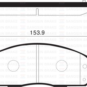 ÖN FREN BALATA HYUNDAI H100 2.5L KAMYONET 04- / KIA K2500 D4CB KAMYONET 12- / K2900 08-