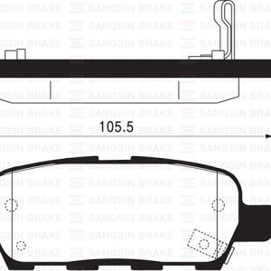ARKA FREN BALATA NISSAN X-TRAIL 2.0L QR20 T30 01-07 D4060JA00J-44060AM485-44060EG00J