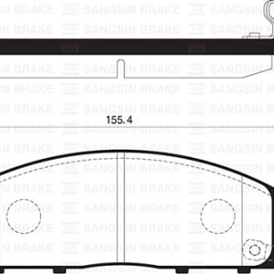 ÖN FREN BALATA MITSUBISHI L200 2.5L DI-D CR 4x2 4x4 KA4T KB4T 07-10