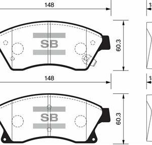 ÖN FREN BALATA CHEVROLET CRUZE 1.6L J300 09- / OPEL ASTRA J 09- 276 mm fren diski için - 15 inc jant 13301207-1605169-1605261-13412272