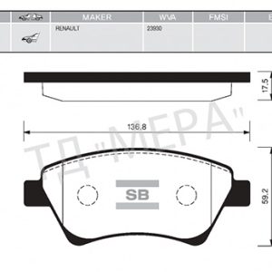 ÖN FREN BALATASI RENAULT MEGANE II 02 KANGOO 01 SC NIC II 03 GRAND SC NIC II 03 1.5dCi 1.6 1.9dCi 2.0