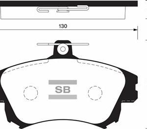 ÖN BALATA CARISMA 1995-2006 COLT 1.5 2004-2012 VOLVO S40 1.6-1.8-1.9-2.0-2.0T 1995-2004 30630612-30850976-30769199