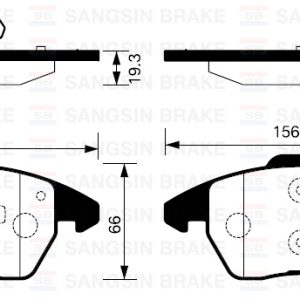 ÖN BALATA P307 03 207 1.6 07 308 07 3008 09 C4 04 GDB1605