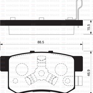 ARKA BALATA CRV II 2.0-2.4 VTEC-2.2CTDI 02-06 CRV III 2.0i VTEC-2.2iCTDI 01-07 GDB3438