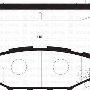 ARKA FREN BALATA SUBARU FORESTER 2.0L EJ20 SH benzinli 08-13 / IMPREZA 1.5L EJ15 AWD GE3 06- / OUTBACK 2.0L 2.5L 03- / LEGACY 2.0L EJ20 EE20Z BL 03-09