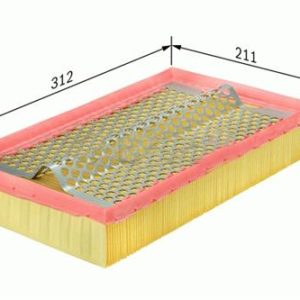 HAVA FİLTRESİ VW SHARAN-SEAT ALHAMBRA-FORD GALAXY 7M0129620A-1017035-95VW9601BC