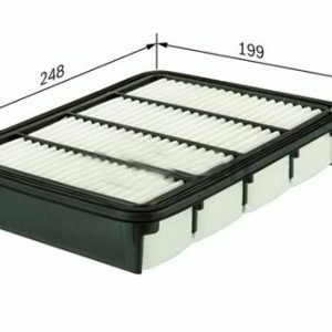 HAVA FİLTRESİ FORD RANGER 2.5D 2.5TD 99-06 -MAZDA PICKUP 99-06 MITSUBISHI C25128 SA455PL XM3J9601AA-WL8113Z40T-MR266849