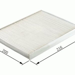 POLEN FİLTRESİ P4007-CITROEN C-CROSSER-MITSUBISHI LANCER VIII-OUTLANDER II-COLT 08 CU2141 6447.ZX-7803A004