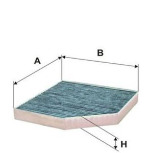 POLEN FİLTRESİ A6- A7- A8 2.0-2.8-3.0 FSI-TDI 2011 KARBONLU 4H0819439