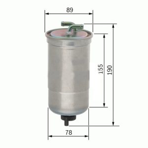 x YAKIT FİLTRESİ CIVIC 1.7 CDTİ 02 ACCORD VIII 2.2 CDTİ 04 WK853/16 x 16901S6FE02