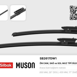 ÖN SİLECEK SÜPÜRGESİ 650/430MM MUZ TİPİ C4 CACTUS E3 02/14