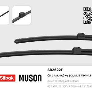 SİLECEK SÜPÜRGESİ 650/550MM MUZ TİPİ SCENIC II 05/03