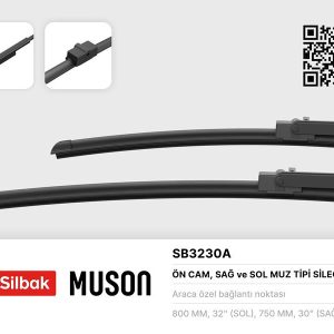 SİLECEK SÜPÜRGESİ 800/750MM MUZ TİPİ C4 PICASSO / C4 GRAND PICASSO 10/06