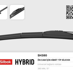 SİLECEK SÜPÜRGESİ HYBRID TİPİ 380mm ÜNİVERSAL
