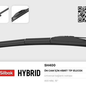 SİLECEK SÜPÜRGESİ HYBRID TİPİ 400mm ÜNİVERSAL