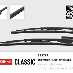 SİLECEK SÜPÜRGESİ 700MM MAN SL200-MERCEDES 0302 V L-RENAULT MAGNUM-BMC BELDE-LEVEND XL BÜYÜK DELİKLİ