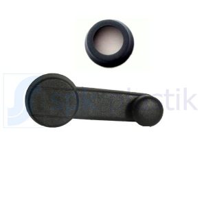 CAM AÇMA KOLU PULLU SİYAH R9-R12-TOROS 7704001315-7704003710-7702252802