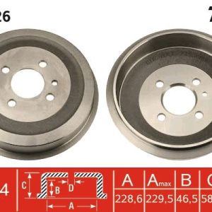 FREN KAMPANASI ARKA BMW E30