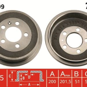 ARKA KAMPANA POLO 01 FOX 05 A2 00-05 -CORDOBA 02-09 -IBIZA 02 FABIA 00