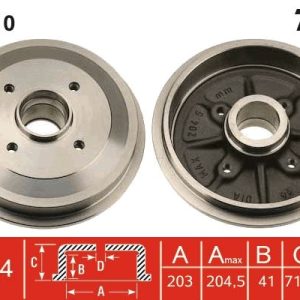 ARKA FREN KAMPANASI C2-C3-C3 II-C3 PLURIEL-P206-P206 T3E -P1007 1.1-1.2-1.4HDI-1.6HDI 03 ABS SİZ P301-P208-C3 III-DS3-C4 CACTUS-C-ELYSEE DV6DTED