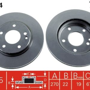 FREN DISKI ON MERCEDES VANEO W414 02 05