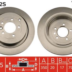 FREN DISKI ARKA RANGE ROVER SPORT I L320 09 13 DISCOVERY 4 L319 09 18