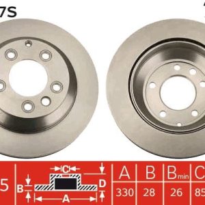 ARKA FREN AYNASI ADET HAVALI TOUAREG 2.5 R5 TDI/3.2 V6 03- 4.2 V8/5.0 V10 TDI 02- 3.0 V6 TDI 04-