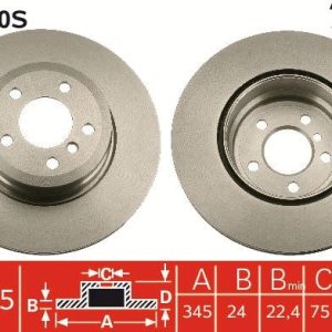 FREN DISKI ARKA ADET BMW E70 F15 E71 F16