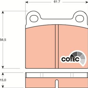 FREN BALATASI ARKA MERCEDES W126 C126 W116 C107