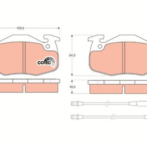 ÖN BALATA P106 91 P306 1.4 1.6 93/01 SAXO AX ZX C15 FİŞLİ