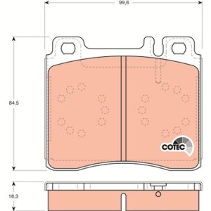 FREN BALATASI ON MERCEDES S-CLASS W140 91 98