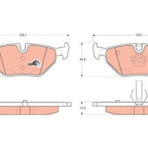 FREN BALATASI ARKA BMW E46 E36 E85 ABS li 34116761244