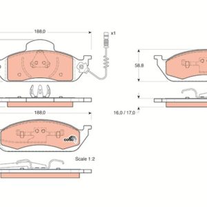 FREN BALATASI ON MERCEDES ML-CLASS W163 98 05