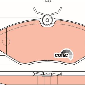 ÖN BALATA RENAULT TRAFIC II 01 OPEL VİVARO 01