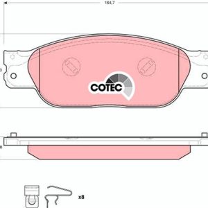ÖN BALATA JAGUAR STYPE 2.5 V6-2.7D 3.0 4.0 4.2 V8 2002 2007 XJ 2.7D 3.0 3.5 4.2 2003 2009 U