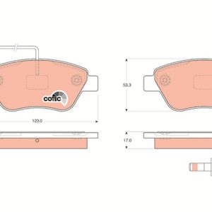 ÖN BALATA FİŞLİ LINEA-PUNTO-ALBEA 1.3 02 IDEA 1.3 JTD-1.4-1.2 16V 04