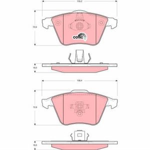 ÖN BALATA FORD FOCUS 2.5 05 VOLVO S40 V50 C30 C70 04 VECTRA C 8.05 SAAB 9.3 02 MAZDA 3