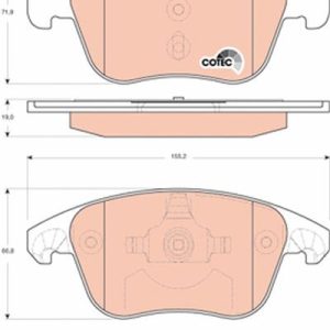 ÖN BALATA C4 PICASSO 06 11 P5008 1.6 16V-2.0 16V-2.0 HDI 08 12 P3008 12 DS4 11 DS5 12