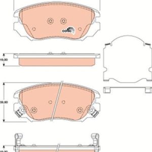 ÖN FREN BALATASI INSIGNIA A 08 17 MALIBU 12 SAAB 9.5 10 12 296 mm 16 İNÇ JANT