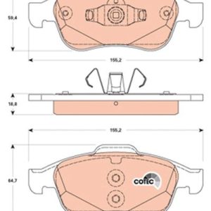 ÖN BALATA ALFA ROMEO GIULIETTA 1.4 TB 10 1.6 JTDM 105 10