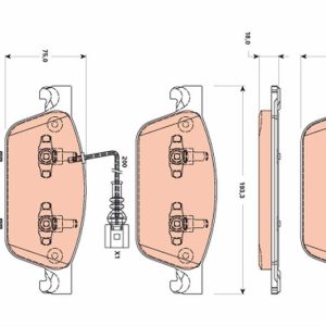 ÖN BALATA TRANSPORTER T6 10 180 HP GDB1887